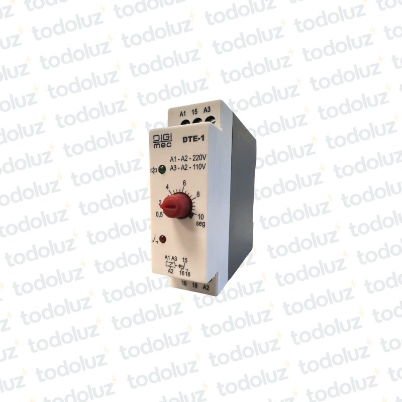 Rele Temporizador 10seg. 220Vac Digimec