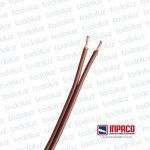Cable Inpacord 2x2mm² Marron 300V Antillama (x.1Metro) Inpaco