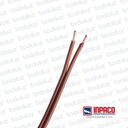 Cable Inpacord 2x2mm² Marron 300V Antillama (x.1Metro) Inpaco