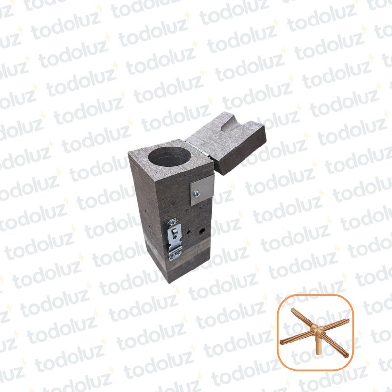 Molde de Grafito (G4) para Jabalina 5/8 y 4 Conductor 25mm²