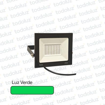 Proyector Multiled 30W Verde 220Vac