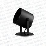 Spot Adosar Movil Redondo Negro p/Lamp. AR111 1*GU10