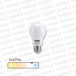 Lamp. Led Bulbo 7W 560lm E27 Luz Fria 6500°k 220Vac Taschibra