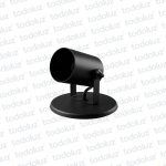 Spot Adosar Movil Redondo Negro p/Lamp. Dicroica MR16 1*GU10