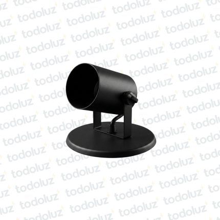 Spot Adosar Movil Redondo Negro p/Lamp. Dicroica MR16 1*GU10