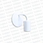 Aplique Interior Fijo Blanco Base 13cm 1*E27 (50.580)