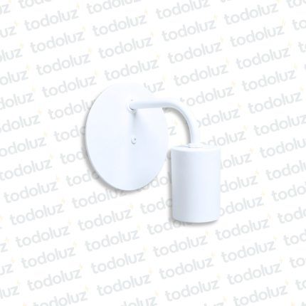 Aplique Interior Fijo Blanco Base 13cm 1*E27 (50.580)