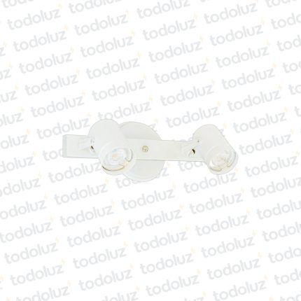 Aplique B. Circular Doble Cabezal Movil Blanco 2*GU10 (50.496)