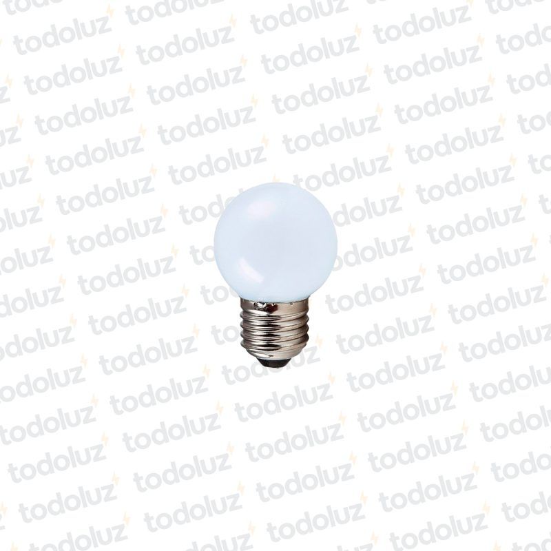 Lamp. Led Gota 1.5W E27 Luz RGB Opal 220Vac