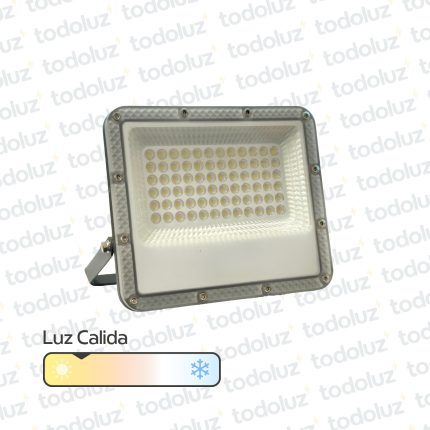 Proyector Multiled 50W Luz Calida 3000°k IP65 220Vac