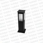 Poste Negro Ventana 4C Vd. Satin. 1*E27 400mm (58.031)