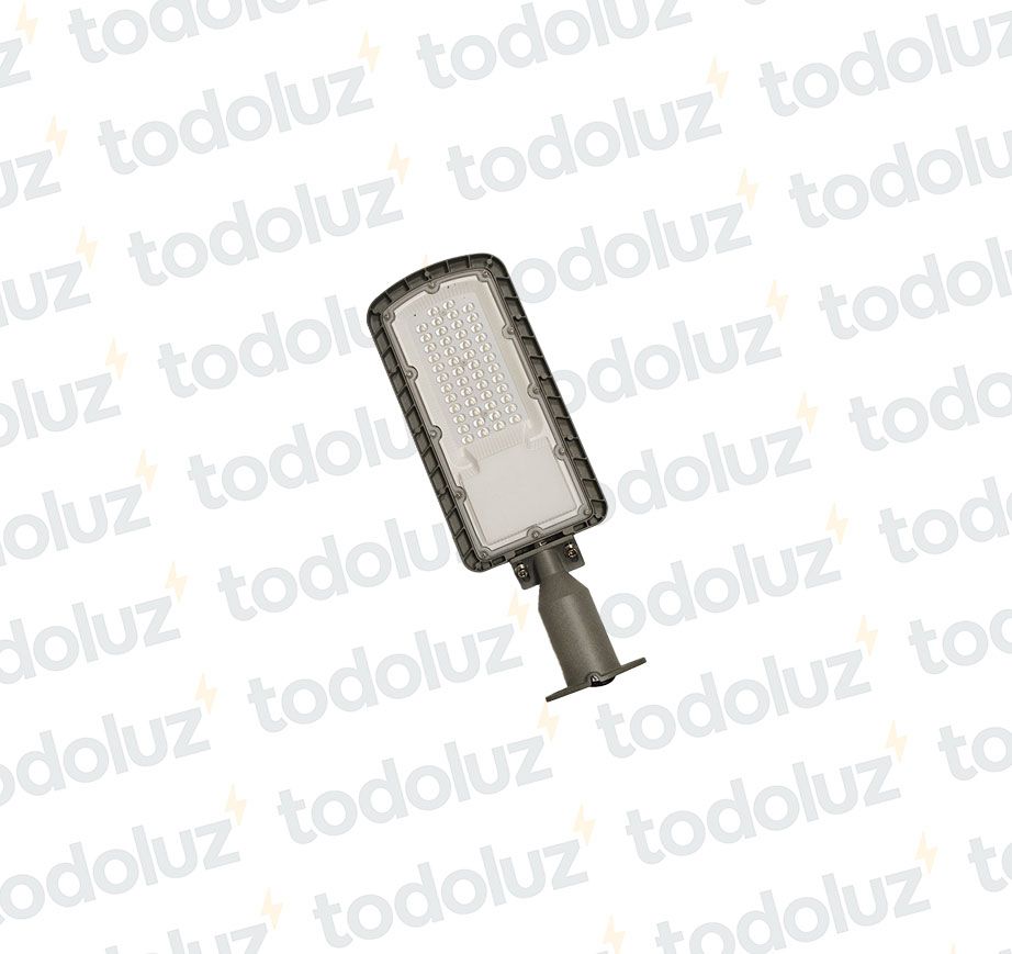 10208-interno-dc6c86f59fc642c98afbbe7d4e2f0537.jpeg Alumbrado Publico Multiled 50W 5000lm Luz Calida 3000°k c/ Brazo Articulado 220Vac (Liquidacion)