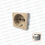 Mod. Tomacte. Schuko 16A 250V HT Conatel