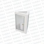 Aplique Ext. Triangular Blanco 3C Transp 1*E27 (57.484)