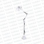 Luminaria de Pie Articulable 1800mm Blanco 1*E27 (56.033)