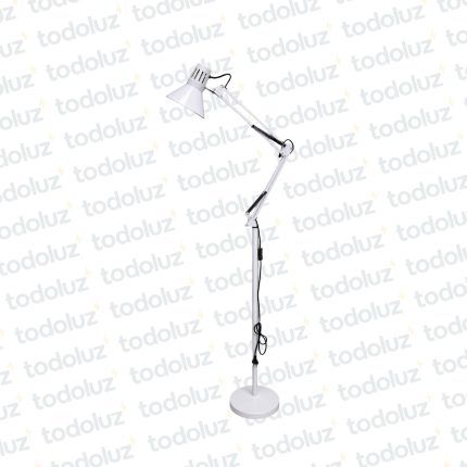 Luminaria de Pie Articulable 1800mm Blanco 1*E27 (56.033)