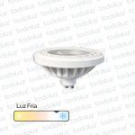 Lamp. Led AR111 15W 1200lm 38° GU10 Luz Fria 6500°k 220Vac