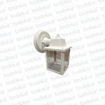 Farol p/ Pared Blanco Estilo Vintage Mini Ventana 4C Transp. 1*E27 (55.088)