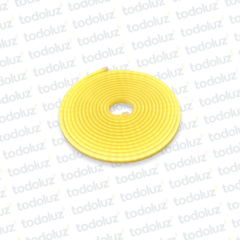 Manguera Led Neon 6mm Luz Amarilla 12Vdc IP65 (x.Rollo/5m)