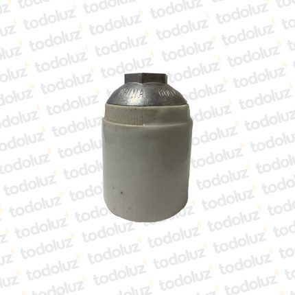 Portalampara E40 Porcelana p/ Niple 5/8