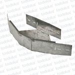 Curva Horizontal p/ Bandeja Portacable T. Ranurado 200x100mm Cominsa (Liquidacion)