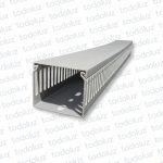 Cablecanal 60x50mm Ranurado Gris (x.tira/2mts)