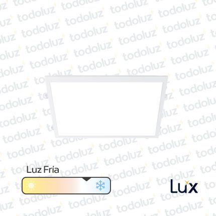 Panel Led Cuadrado p/ Embutir 50W Luz Fria 6500°k 620x620mm (Ref.60x60) MG Lux