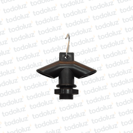 Niple Plastico p/ Portalamp. Rosca 5/8