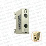 Bornera Din 16mm² Gris AL/CU Pol