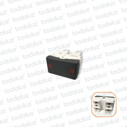 Mod. Int. Combinacion Intermedia 16A 250V D. Grafito Conatel
