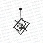 Colgante Geometrico Cuadrados Entrelazados 4*E27 (54.1145)