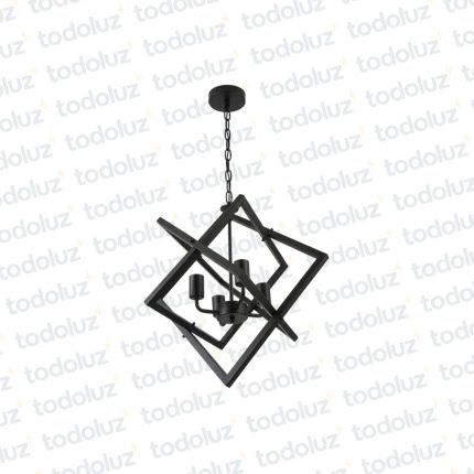 Colgante Geometrico Cuadrados Entrelazados 4*E27 (54.1145)