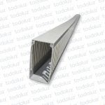 Cablecanal 40x80mm Ranurado Gris (x.tira/2mts)
