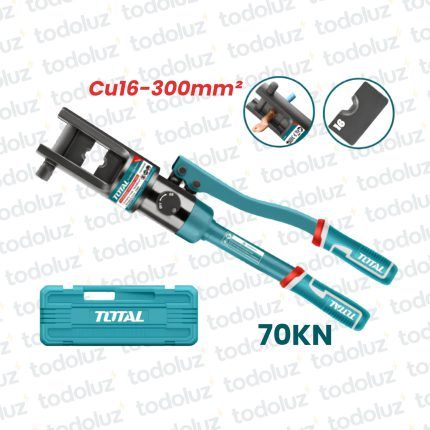 Pinza a Compresion Hidraulica p/ Terminal Ojal 16/300mm² Total