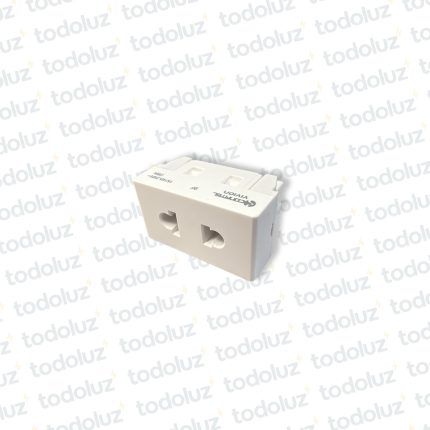 Mod. Tomacte. Universal 15/16A 250V D. Blanco Conatel