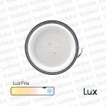 Luminaria Led UFO Alta Potencia 200W 20000lm Luz Fria 6500°k IP65 220Vac MG Lux