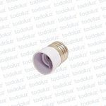 Adaptador de Portalampara E27 Plastico p/ Lamp. E14