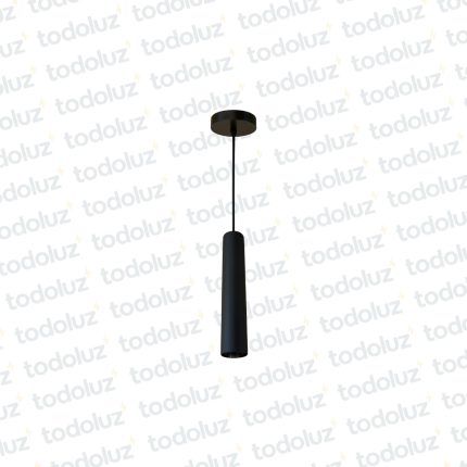 Colgante Tubo 35cm Negro 1*GU10 (54.924)