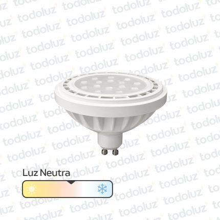 Lamp. Led AR111 15W 1200lm 36° GU10 Luz Neutra 4000°k 220Vac