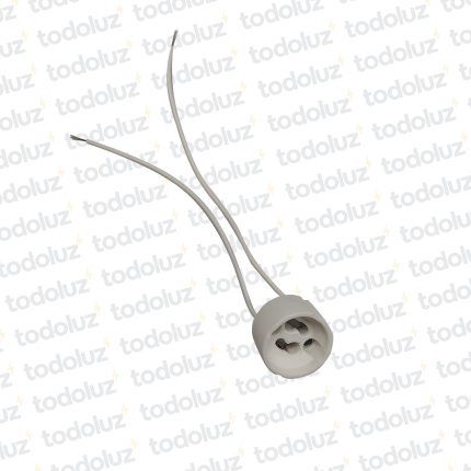 Portalampara GU10 2P c/ cable 2A 250V