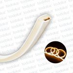 Manguera Led Neon 6mm Luz Calida (Pin 6mm) 220Vdc (x.1Metro)