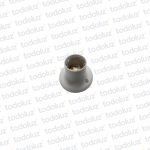 Portalampara E27 Plastico Receptaculo Recto Blanco 150W 250V