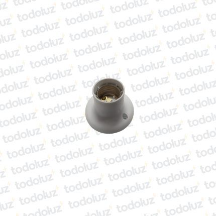 Portalampara E27 Plastico Receptaculo Recto Blanco 150W 250V