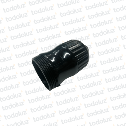 Portalampara E27 Plastico Colgante Negro 2A 250V