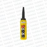 Pulsador Botonera Colgante 4 Posiciones + Pulsador Emergencia IP65 10A 400Vac