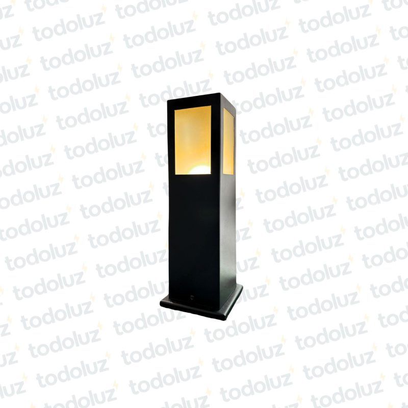 Poste Negro Ventana 4C Vd. Satin. 1*E27 300mm (58.033)