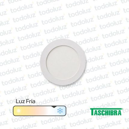 Panel Led Redondo p/ Embutir 12W Luz Fria 6500°k Taschibra