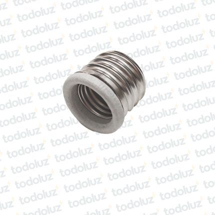 Adaptador de Portalampara E40 Porcelana/Metal p/ Lamp. E27