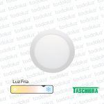 Panel Led Redondo p/ Embutir 18W Luz Fria 6500°k Taschibra