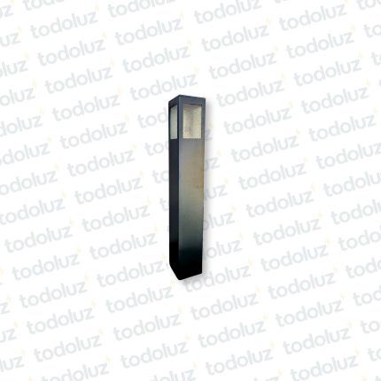Poste Negro c/ Visor 4C Vidrio 1*E27 500mm (58.017)